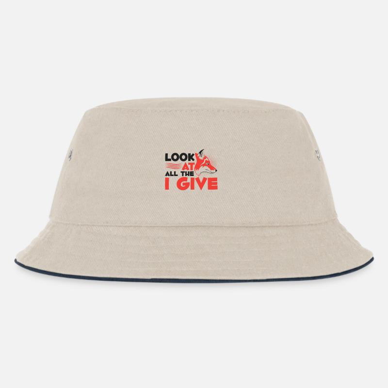 Der Hübsche Fuchs - Kinder Bucket Hat - Natur/Navy
