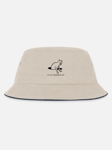 Ist noch Pampelmuse da? - Kinder Bucket Hat - Natur/Navy