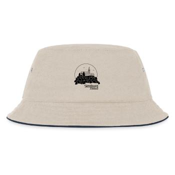 Siegburg Deluxe Motiv - Kinder Bucket Hat - Natur/Navy - Vorne