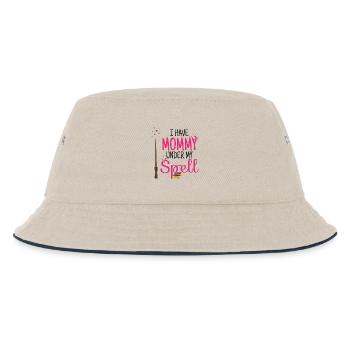 I Have Mommy Under My Spell - Halloween Zauber - Kinder Bucket Hat - Natur/Navy - Vorne