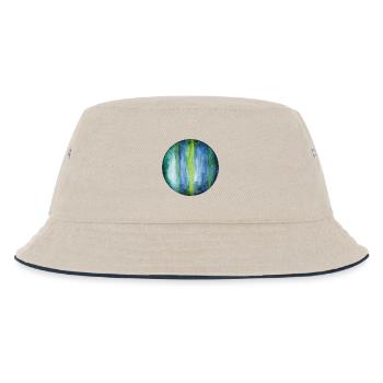 Uranus - Kids’ Bucket Hat - ecru/navy - Front