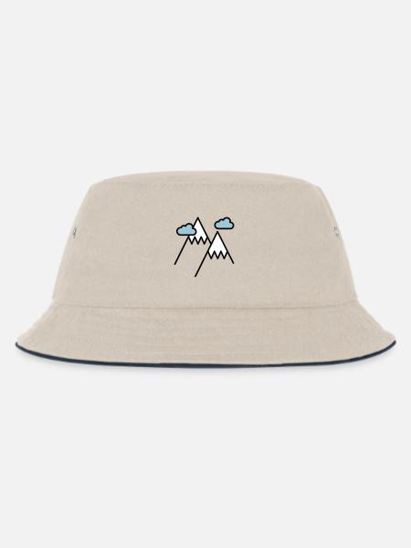La montagne appelle - Bob Enfant - blanc cassé/bleu marine