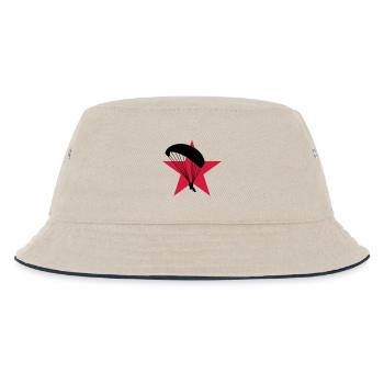 Paragliding / Paraglider / Parapente / Gleitschirm - Kids’ Bucket Hat - ecru/navy - Front