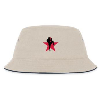 Kickboxing / Kickboxer / Kick Boxing / Kick Boxer - Kids’ Bucket Hat - ecru/navy - Front