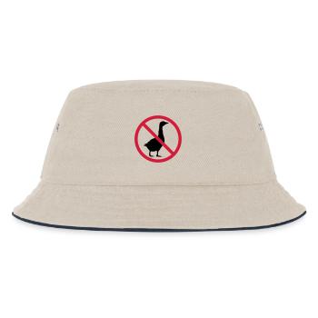 Signe interdit d'oie - Bob Enfant - blanc cassé/bleu marine - Devant
