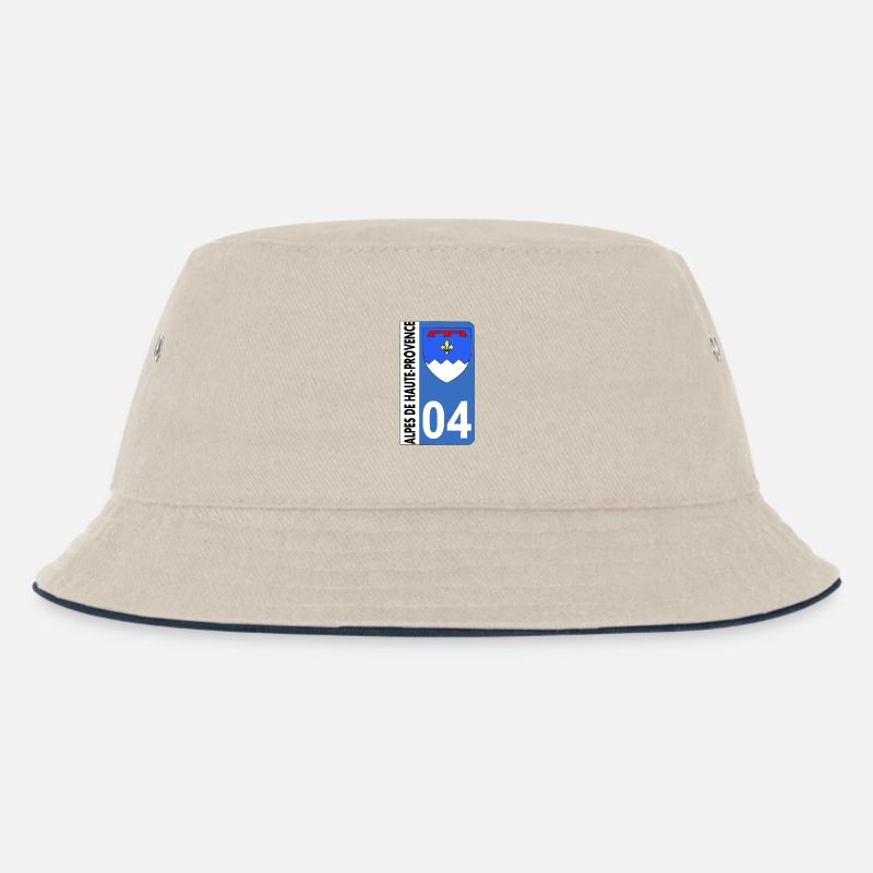 Alpes de haute-provence - Bob Enfant - blanc cassé/bleu marine