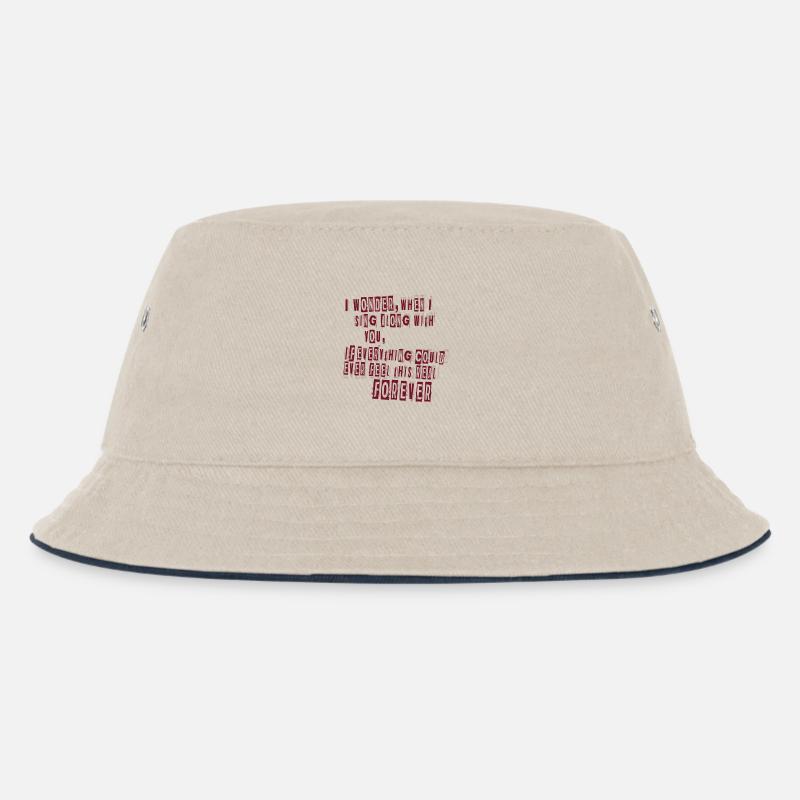 Everlong Lyrics - Kinder Bucket Hat - Natur/Navy