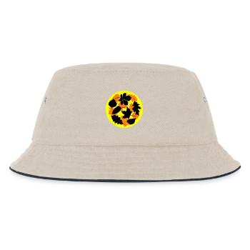 Autumn October Weather - Kids’ Bucket Hat - ecru/navy - Front