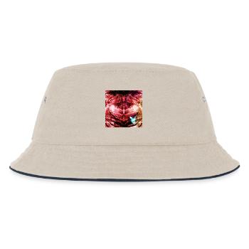 Red Forest Manala - Kinder Bucket Hat - Natur/Navy - Vorne