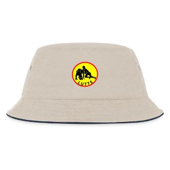 fight - Kids’ Bucket Hat - ecru/navy - Front