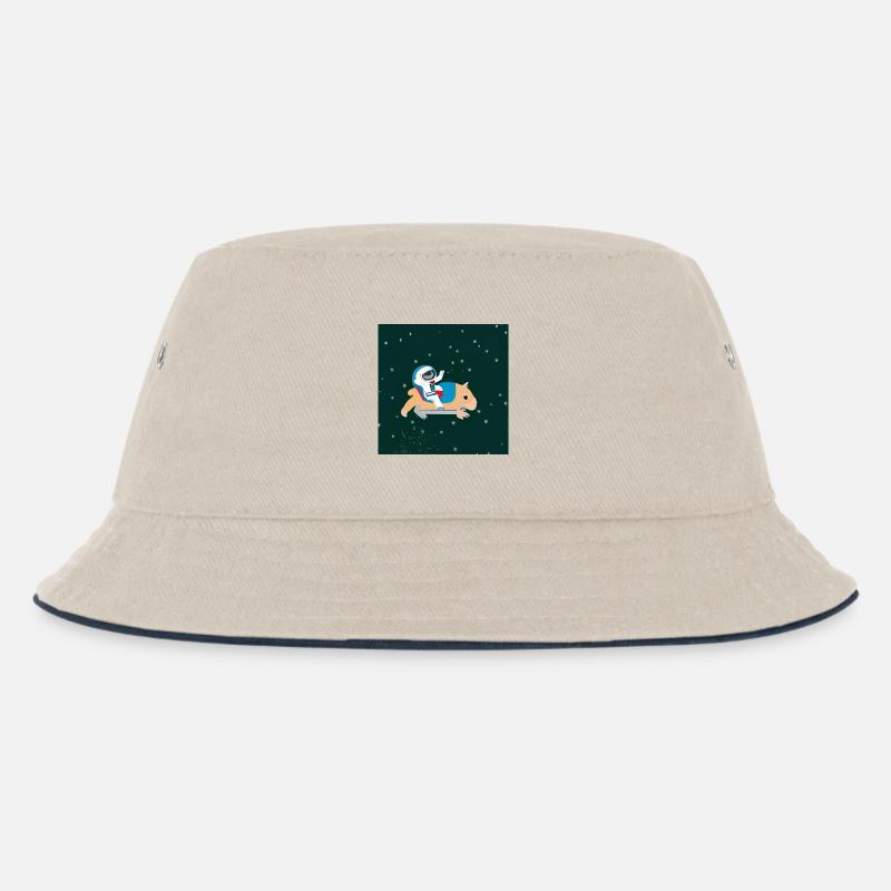 Astronaute sur un capybara spatial - Bob Enfant - blanc cassé/bleu marine