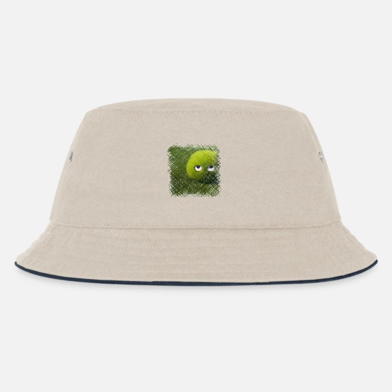 Drôle de boule d’herbe verte - Bob Enfant - blanc cassé/bleu marine