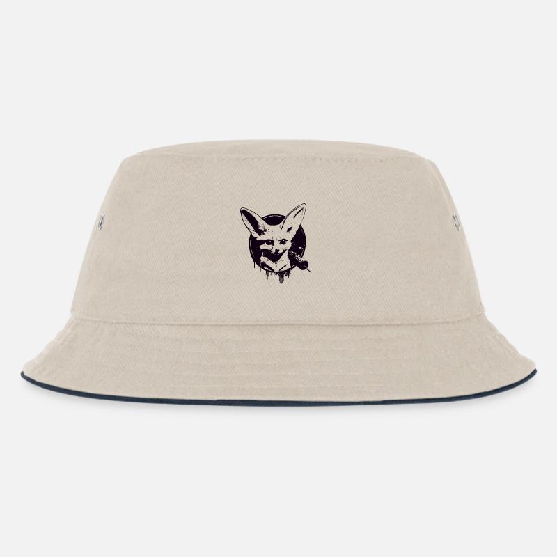 Fennec - Bob Enfant - blanc cassé/bleu marine