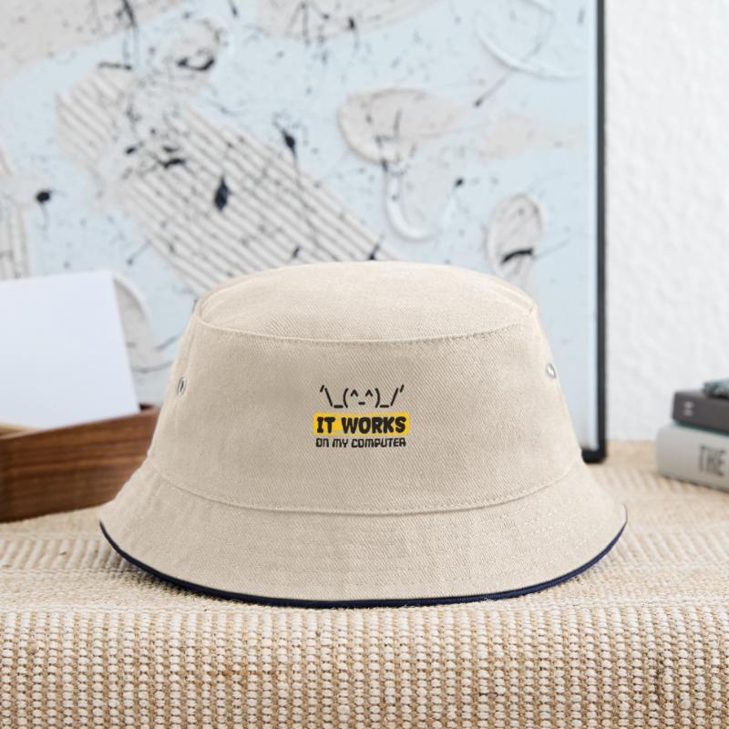 Coden Skripting Computerfreak Developer Statement Kinder Bucket Hat