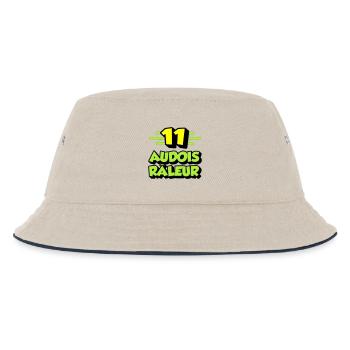 Beschwerdender Audois - Kinder Bucket Hat - Natur/Navy - Vorne
