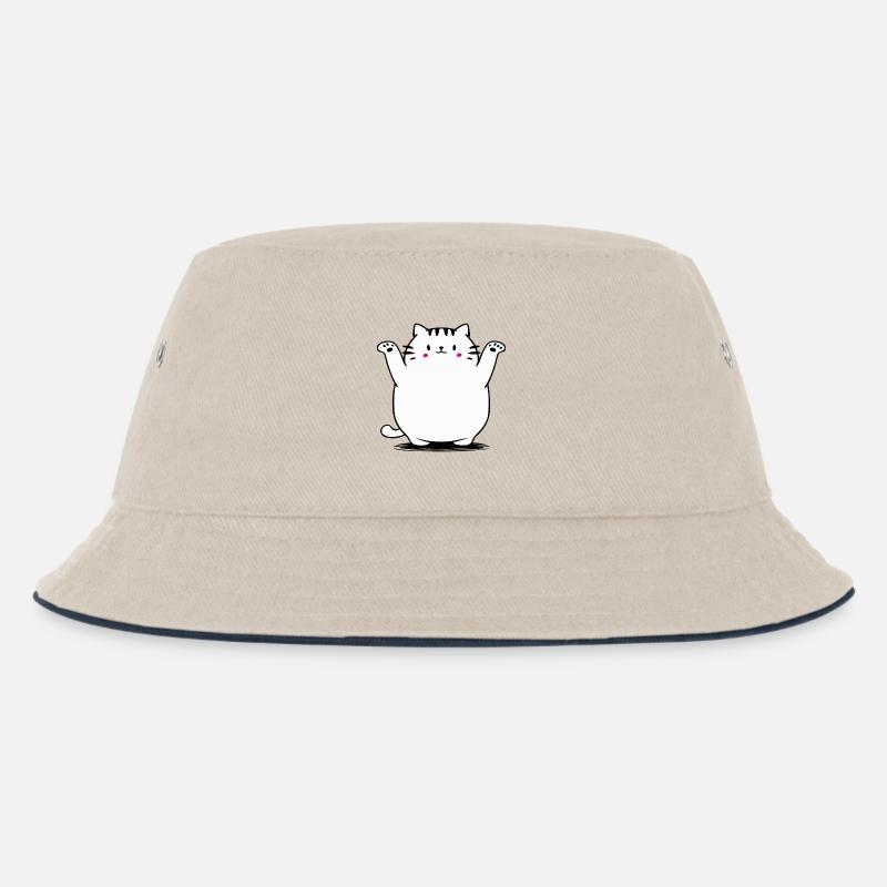 Chat mignon - Bob Enfant - blanc cassé/bleu marine