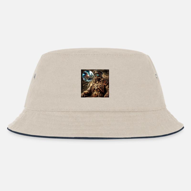 Capitaine Nemo Steampunk - Bob Enfant - blanc cassé/bleu marine
