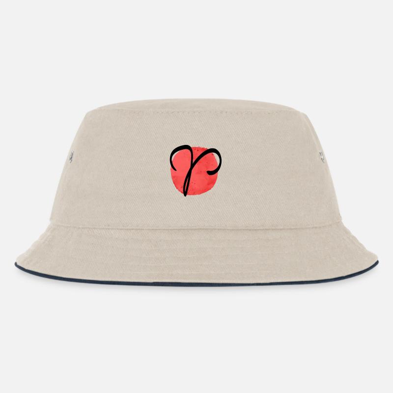 Sternzeichen Widder - Kinder Bucket Hat - Natur/Navy