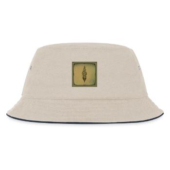 Ornate treble clef - Kids’ Bucket Hat - ecru/navy - Front