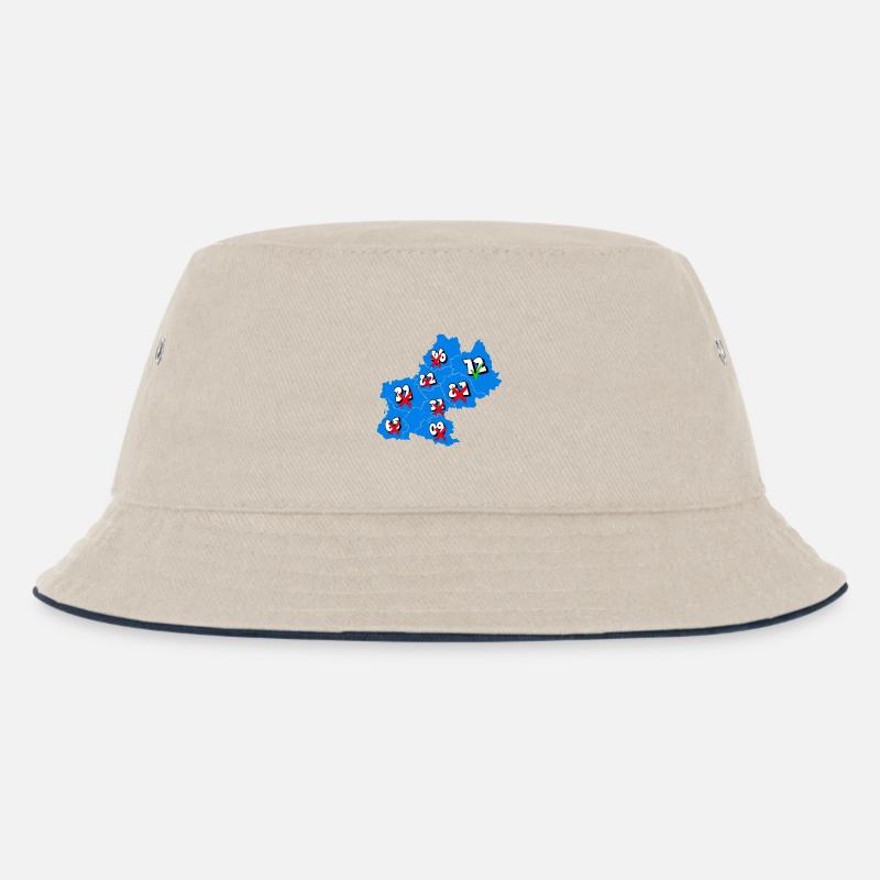 Région Midi-Pyrénées - Bob Enfant - blanc cassé/bleu marine