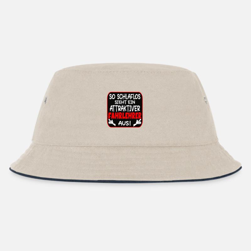 Fahrlehrer - Kinder Bucket Hat - Natur/Navy