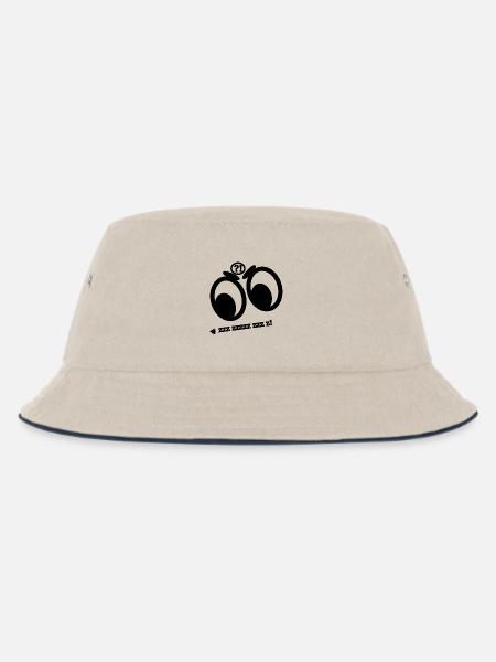 Lästige Fliege - Kinder Bucket Hat - Natur/Navy