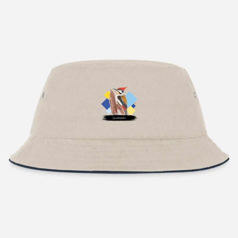 JvG Specht "Spechtakulär" - Kinder Bucket Hat - Natur/Navy