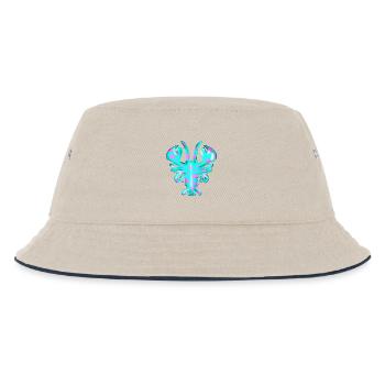 LOBSTER KRUSTENTIERE - Kinder Bucket Hat - Natur/Navy - Vorne