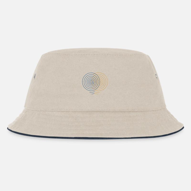 Interférence concentrique – Conception physique - Bob Enfant - blanc cassé/bleu marine