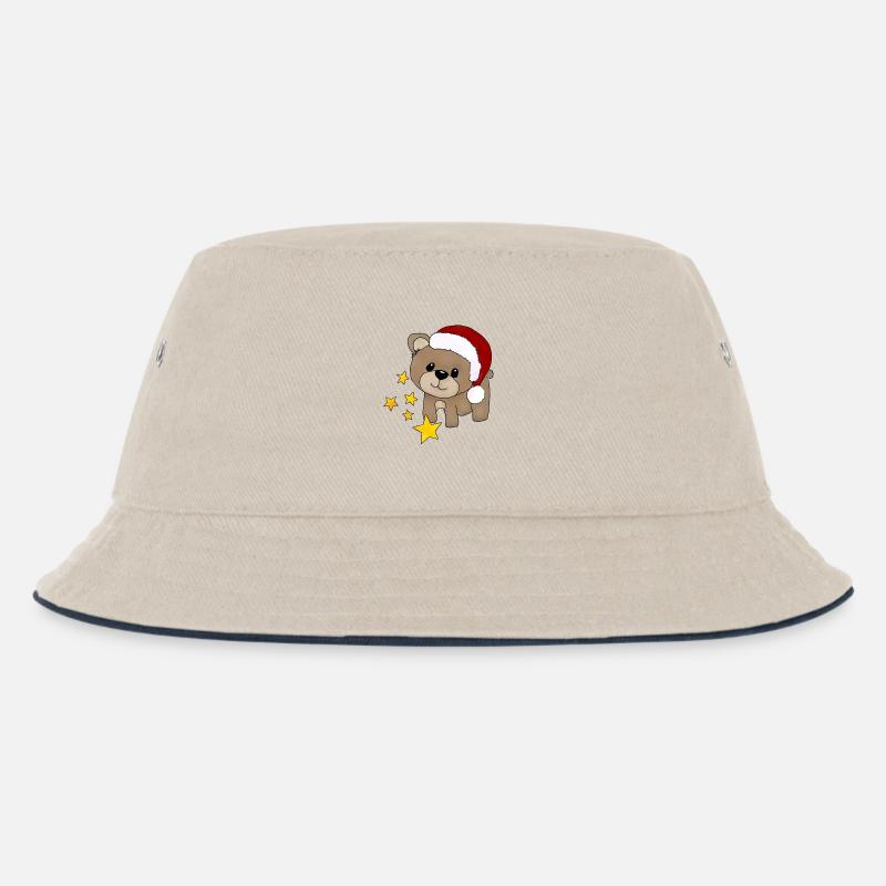 Ours de Noël - Bob Enfant - blanc cassé/bleu marine