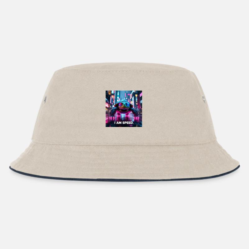 speed - Kinder Bucket Hat - Natur/Navy
