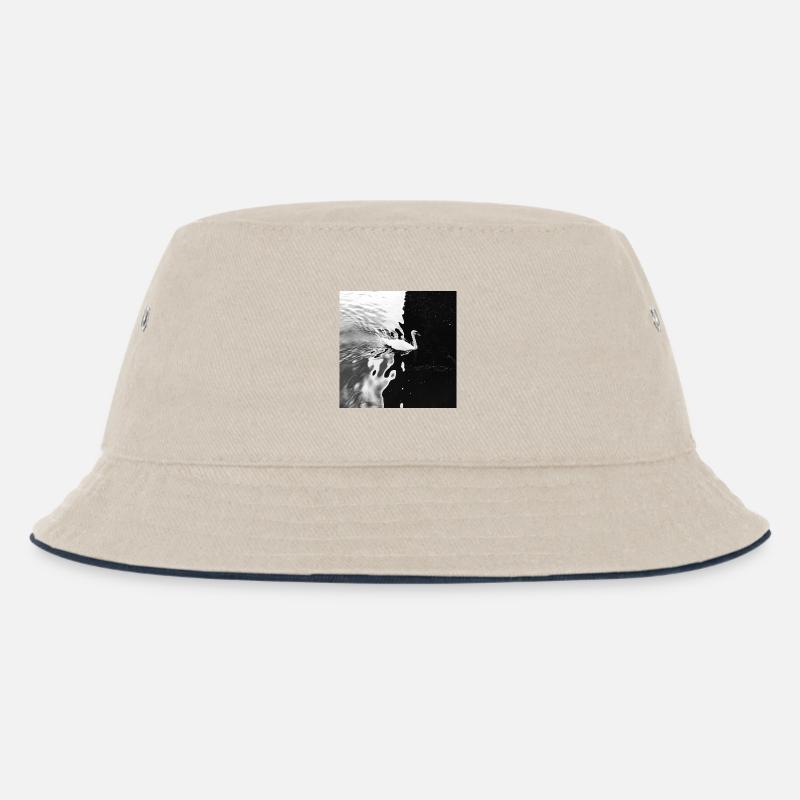 From light to darkness - Kinder Bucket Hat - Natur/Navy