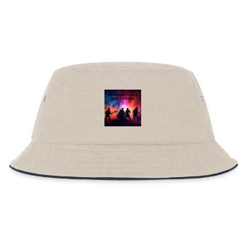 Zwischen Staub und Sternen - Kinder Bucket Hat - Natur/Navy - Vorne