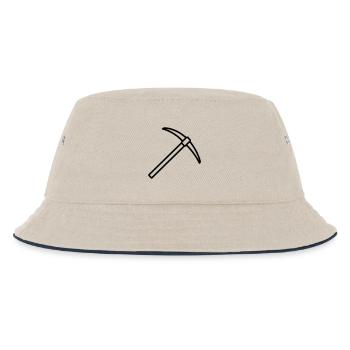 Eispickel - Kinder Bucket Hat - Natur/Navy - Vorne