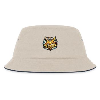 Vom Licht getragen - Kinder Bucket Hat - Natur/Navy - Vorne