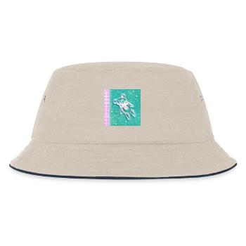 Clean Core Bubble Bear - Kids’ Bucket Hat - ecru/navy - Front