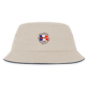 Les_bleus_donnent_la_meme_couleur_aux_fans - Kinder Bucket Hat - Natur/Navy - Vorne