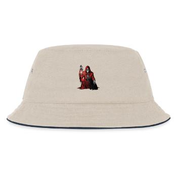 Capuche Rouge Faucheuse Lanterne Chat Lanterne - Bob Enfant - blanc cassé/bleu marine - Devant