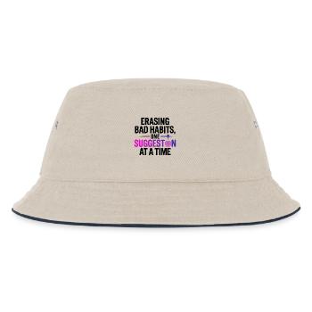Certified Clinical Behavioral Modification Gear  - Kids’ Bucket Hat - ecru/navy - Front