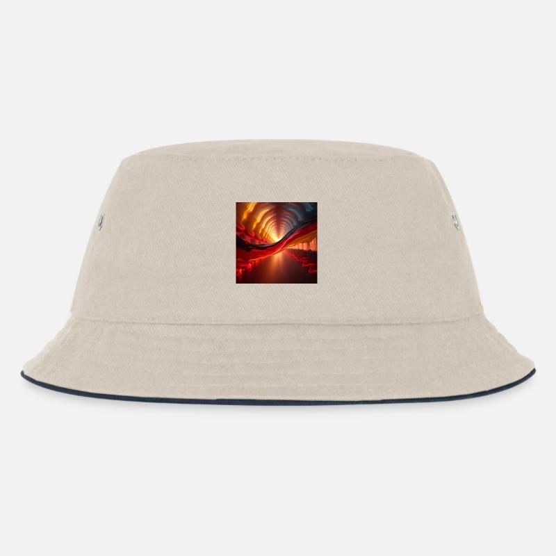 Flaggen Deutschland - Kinder Bucket Hat - Natur/Navy