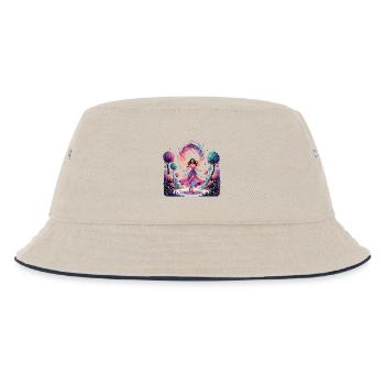 Colorful Magic World Dream Dancer Princess - Kids’ Bucket Hat - ecru/navy - Front