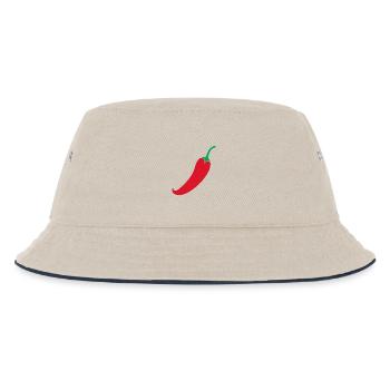 Red Chili - Kids’ Bucket Hat - ecru/navy - Front