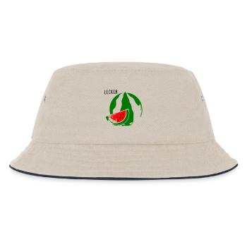 Melone - Kinder Bucket Hat - Natur/Navy - Vorne