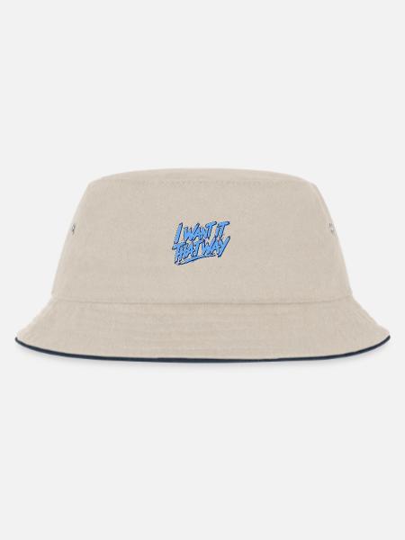 I Want It That Way - Backstreet - Kinder Bucket Hat - Natur/Navy