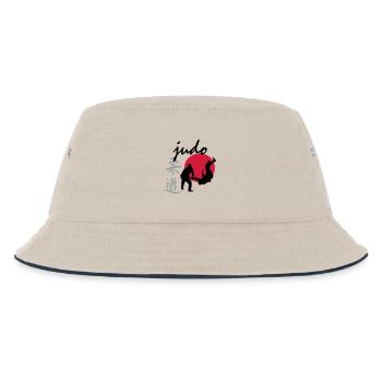 Judo - Kinder Bucket Hat - Natur/Navy - Vorne