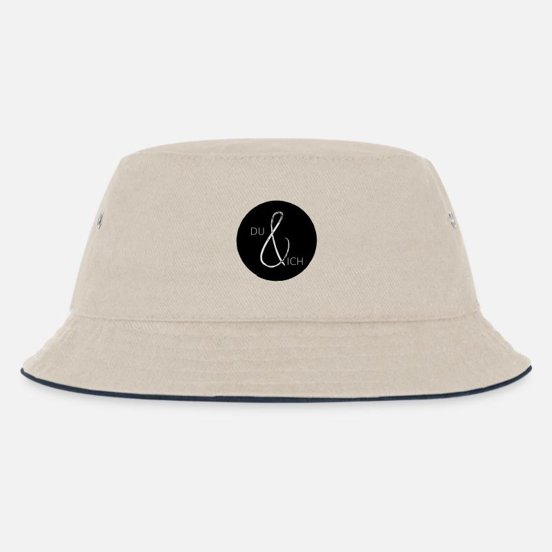 Du und IchGemeinsam Freundschaft Liebe - Kinder Bucket Hat - Natur/Navy