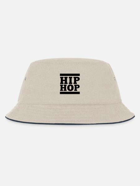 HIP HOP, Das hat mit Hip Hop nichts zu tun - Kinder Bucket Hat - Natur/Navy