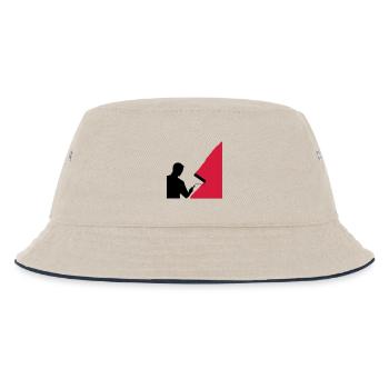 Maler und Lackierer - Vektor - Kinder Bucket Hat - Natur/Navy - Vorne