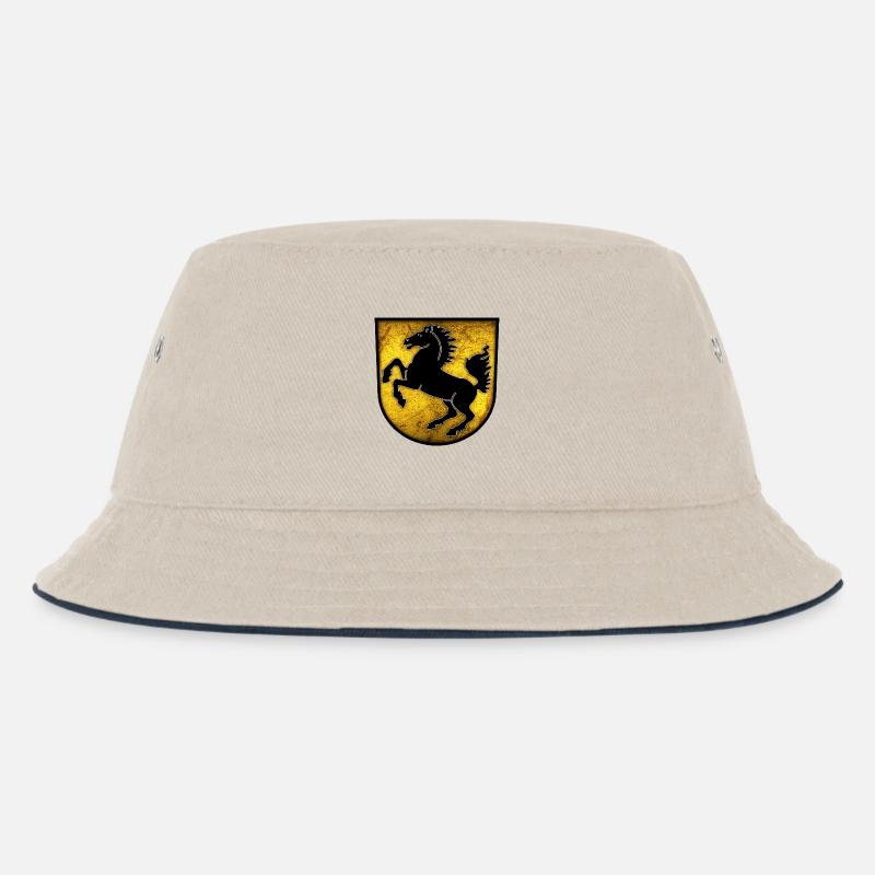 Stuttgart - Stuttgarter Wappen - Kinder Bucket Hat - Natur/Navy