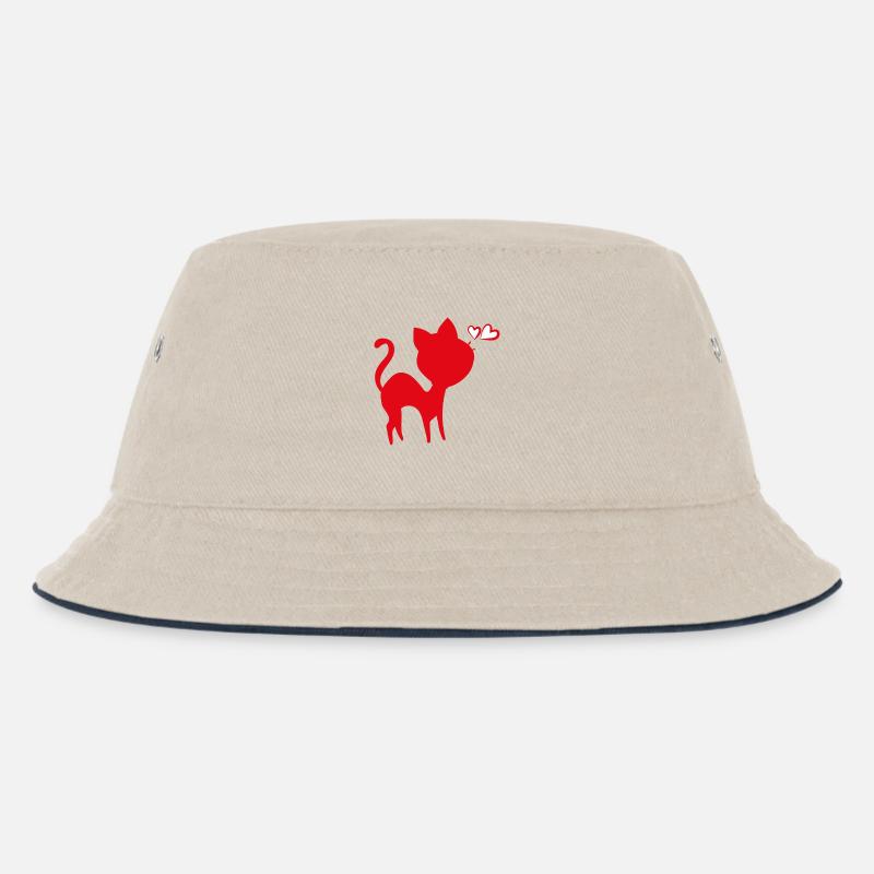 cat - Bob Enfant - blanc cassé/bleu marine